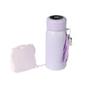 Axyaa Stainless Steel Temperature Display Water Bottle with Handle and Carry Strap