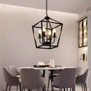 Axyaa Birdcage Pendant Chandelier for Dining Room, E14 Ceiling Light Home Décor