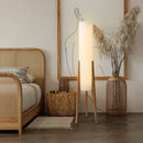 Axyaa Solid Wood Floor Lamp Modern Nordic Art Living Room Bedroom Decor
