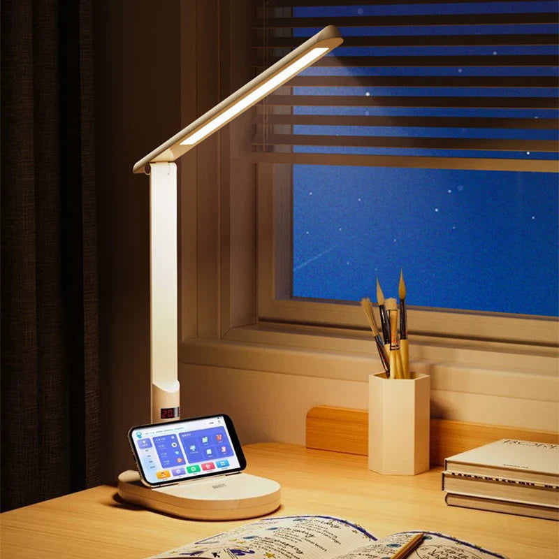 Axya LED Desk Lamp 3 Levels Dimmable Touch USB Rechargeable Foldable Night Light