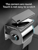 Axyaa Stainless Steel Toilet Paper Holder: Waterproof Tissue Box Bathroom Accessories