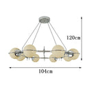 Axyaa Modern LED Pendant Chandeliers for Living Room and Dining Room Lighting