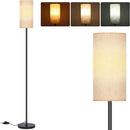 Axya Nordic Floor Lamp with Cloth Lampshade for Cozy Indoor Lighting