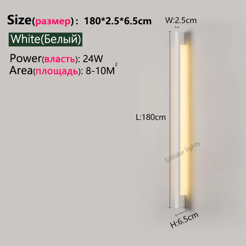 Axyaa Nordic Modern LED Wall Lamp for Indoor Living Room and Bedroom