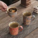 Axyaa Nordic Ceramic Coffee Cup Set - High Value Coarse Pottery Mug for Couples