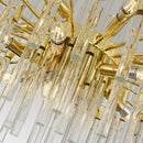 Axyaa Luxury Crystal Chandelier for Villa - Elegant & Simple for Living Room, Dining Room, Bedroom