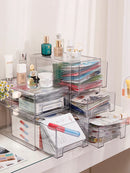 Axyaa Acrylic Cosmetic Storage Box with Drawers | Makeup & Jewelry Organizer