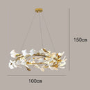 Axyaa Modern Vintage LED Stair Chandeliers for Living Room Ceiling Indoor Lighting
