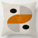 Axyaa Abstract Line Pattern Decorative Pillow Cover