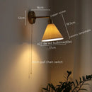 Axyaa Ceramic Copper LED Wall Lamp Nordic Modern Wandlamp Applique Da Parete