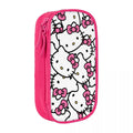 Axyaa Hello Kitty Pencil Case: Large Storage Pencil Pouch for Students