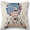 Axyaa Cotton Linen Square Decorative Pillowcase Pillow Covers Cases for Home Decor