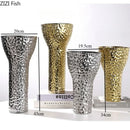 Axyaa Electroplated Ceramic Vase for Stylish Flower Arrangements