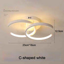 Axyaa 2 Rings LED Ceiling Light – Modern Creative Design for Indoor Lighting