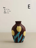 Nordic Morandi Ceramic Vase - Axyaa Brand