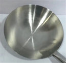 Axya Hand-Forged Non-Stick Wok, Wooden Handle Pure Iron Pan, Chinese Style Iron Pot