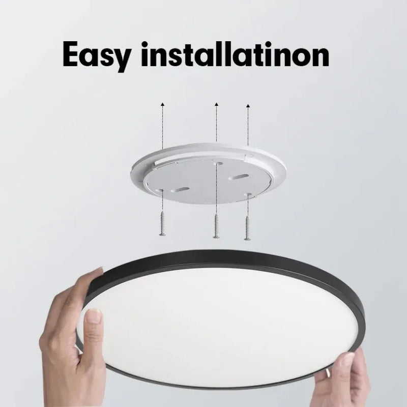 Axyaa 20" LED Smart Ceiling Lamp with Remote Control for Bedroom and Living Room