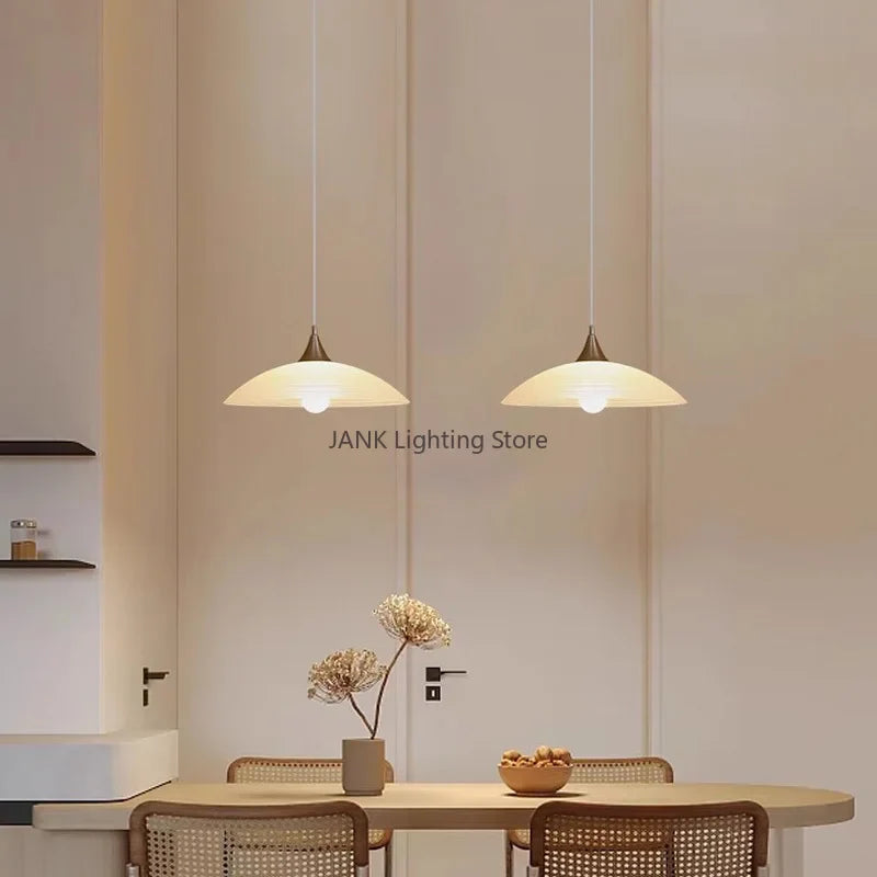 Axyaa Nordic Ripple Chandelier LED Pendant Lamps