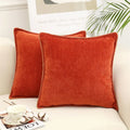 Luxurious Chenille Green Cushion Cover for Sofa Home Decor by Axyaa