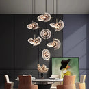 Axyaa Nordic Chandeliers Dining Room Hanging Lamps Ceiling Light Fixture