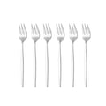 Axyaa Stainless Steel Mini Fork Set for Desserts and Salads