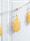 Ramadan Lantern & Eid Mubarak Banner by Axyaa - Muslim Rustic Decor