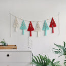 Nordic Christmas Tree Macrame Tapestry for Bedroom Wall Art - Axyaa Aesthetic Decor