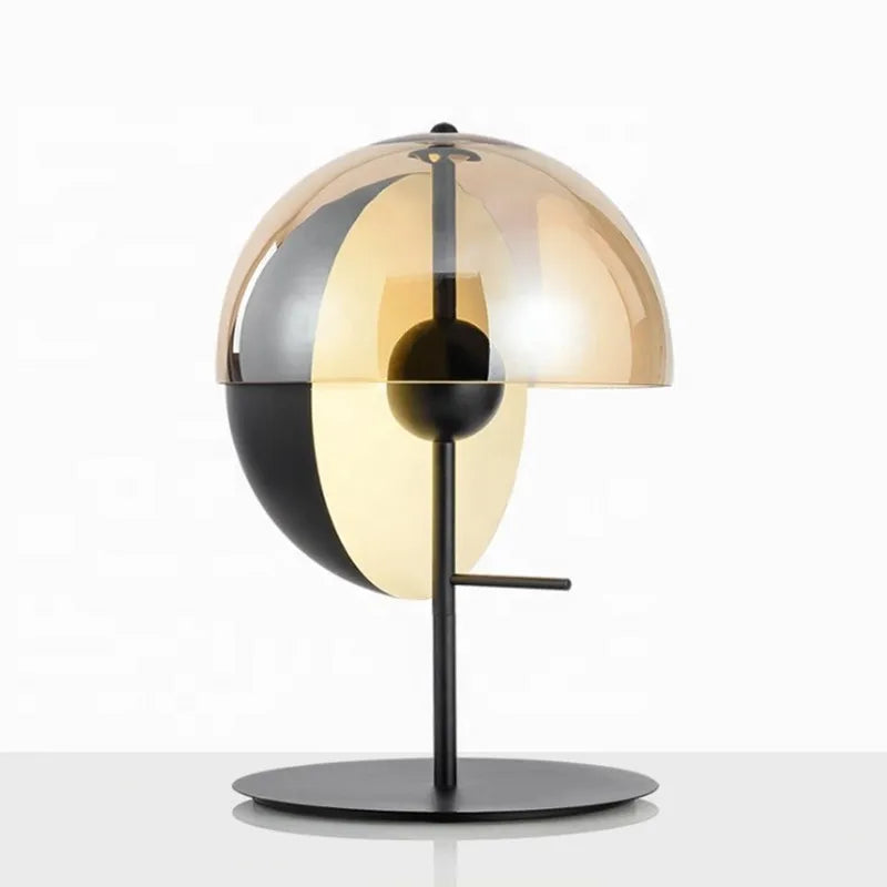 Axyaa Glass Bedside Lamp: Nordic Luxury Design for Bedroom, Living Room, Study & Aisle