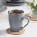 Axyaa MODA Stoneware Dinner Set - 48-Piece Grey Tableware in VANCASSO Design