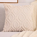 Axyaa Soft Plush Square Cushion Covers for Stylish Sofa Decor