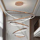 Axyaa Crystal Pendant Chandelier for Nordic Home Decor & Living Room Lighting