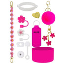 Axyaa Cup 30oz 40oz Tumbler Accessories Set: Handle, Strap, Straw, Toppers, Keychain, Charms, Silicone Boot
