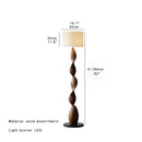 Axyaa Minimalist Floor Lamp for Modern Living Spaces