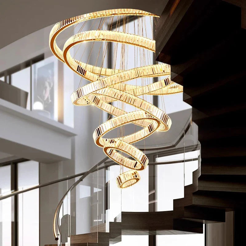 Axyaa Modern Dine Room Pendant LED Chandelier Ceiling Light