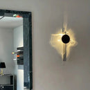 Axyaa Ripple Stainless Steel LED Wall Light - Rotating Modern Creative Night Light
