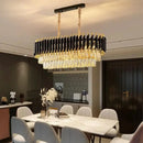 Axyaa Modern Crystal Ceiling Chandelier LED Pendant Lamp for Home Decor Lighting
