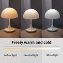 Axya LED Mushroom Table Lamp - 3 Lighting Modes, USB Charging, Dimmable Night Light