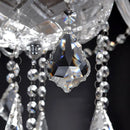 Axyaa Silver Crystal Chandelier Pendant Lighting for Kitchen Dining Room