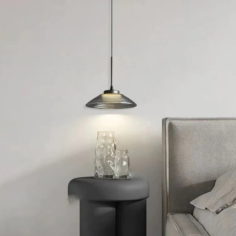 Modern Gray Glass Pendant Light by Axyaa - Dimmable, Changeable, Nordic Design