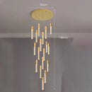 Axyaa Crystal Chandeliers & Indoor Lighting Fixtures: Modern Villa & Living Room Staircase Chandeliers