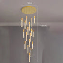 Axyaa Modern Crystal Chandeliers, Staircase Chandeliers, Living Room Lighting Fixtures