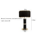 Axyaa Green Marble Table Lamp | Modern & Elegant Room Decor & Bedside Lighting