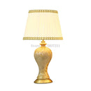 Axyaa Country Ceramic Table Lamp for Bedroom, Living Room Decor