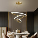 Axyaa Circles Chandelier 3 Rings Pendant Lamp