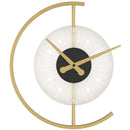 Axyaa Minimalist LED Wall Lamp with Clock for Home Indoor Lighting