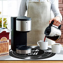Axyaa Black Drying Mat: Non-Slip Absorbent Kitchen Counter Mat for Tableware