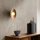 Axyaa Round Wooden Wall Lamp for Stylish Home Decor