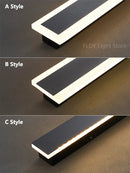 Axyaa Minimalist Outdoor Wall Lamp Strip for Garden Villa Background Lighting