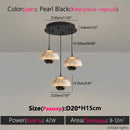 Axyaa Glass LED Pendant Lights for Bedroom and Restaurant Decor