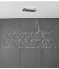 Axyaa Luxury Gold/Silver Starry Chandelier for Living, Bedroom, Dining Room